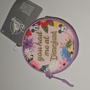 Disneyland Exclusive 70th Anniversary You Have Me at Disneyland Coin Purse NWT